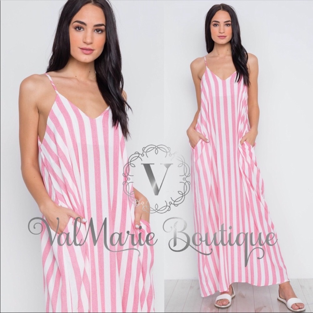 Summer Maxi cami oversized pocket dress - Picture 4 of 6